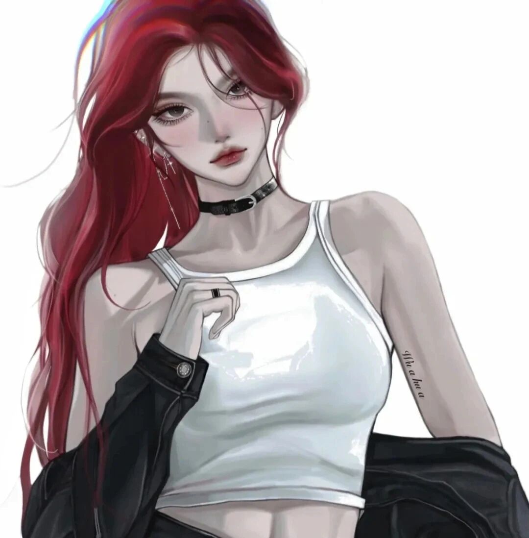 拽姐手绘动漫头像女