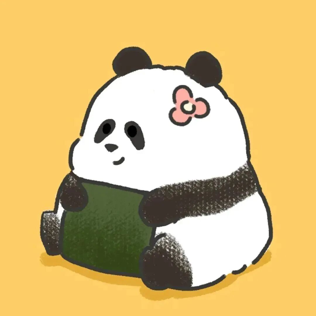 可爱卡通熊猫头像