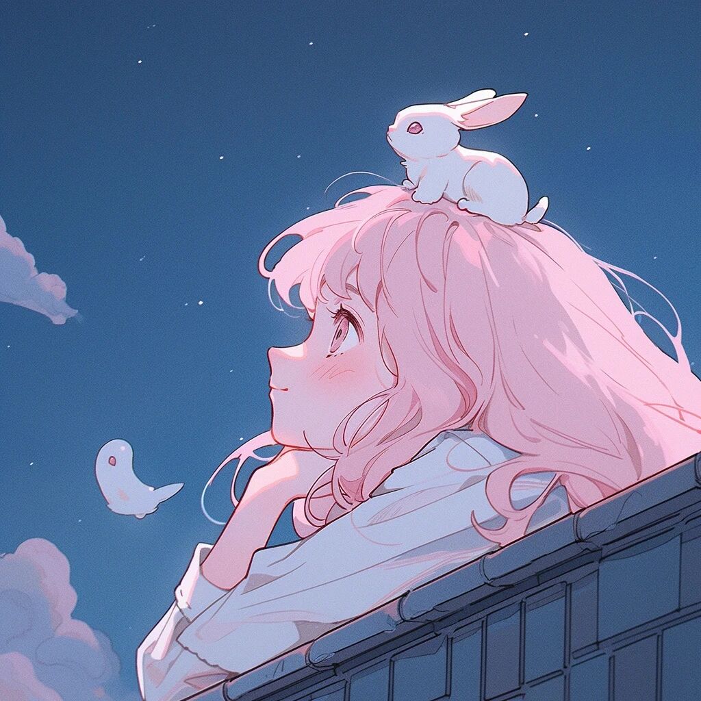 中秋节动漫头像女