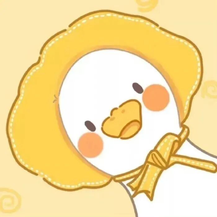 可爱鸭子卡通头像