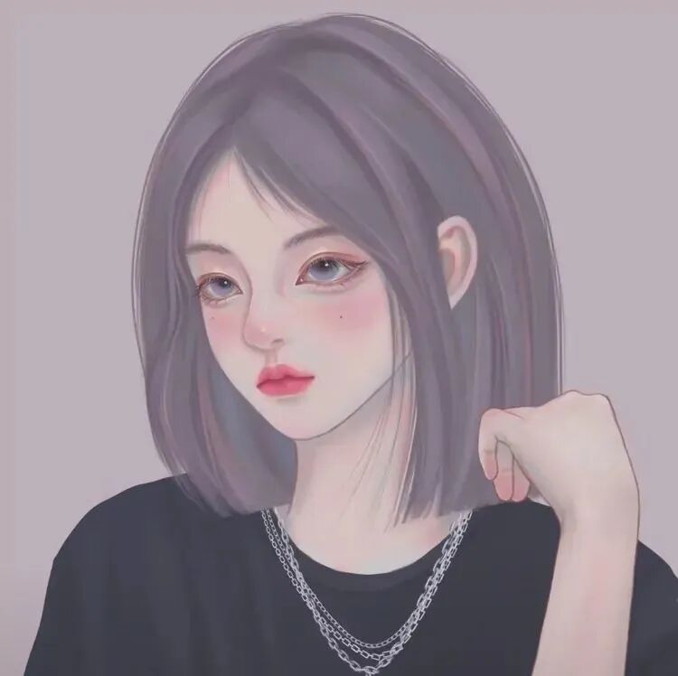手绘动漫头像女