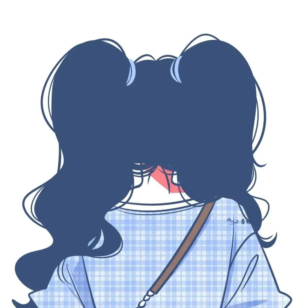 手绘四人闺蜜头像动漫闺蜜头像