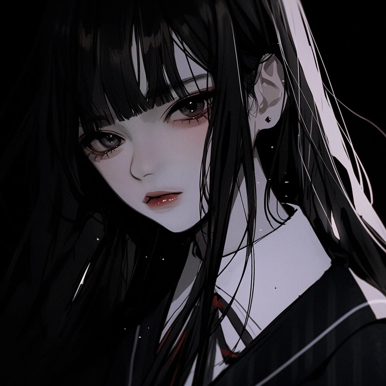 暗黑系动漫头像女