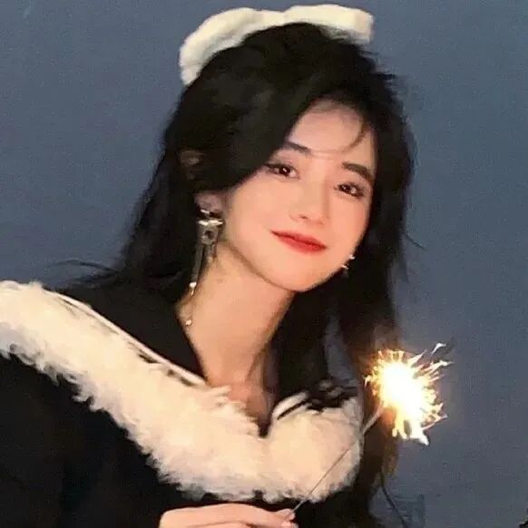 氛围感烟花女生头像