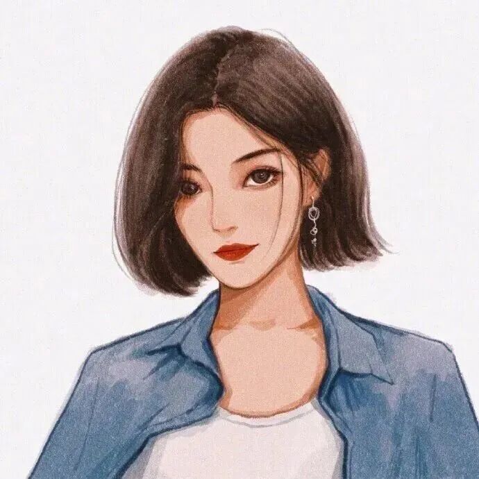 手绘动漫头像女