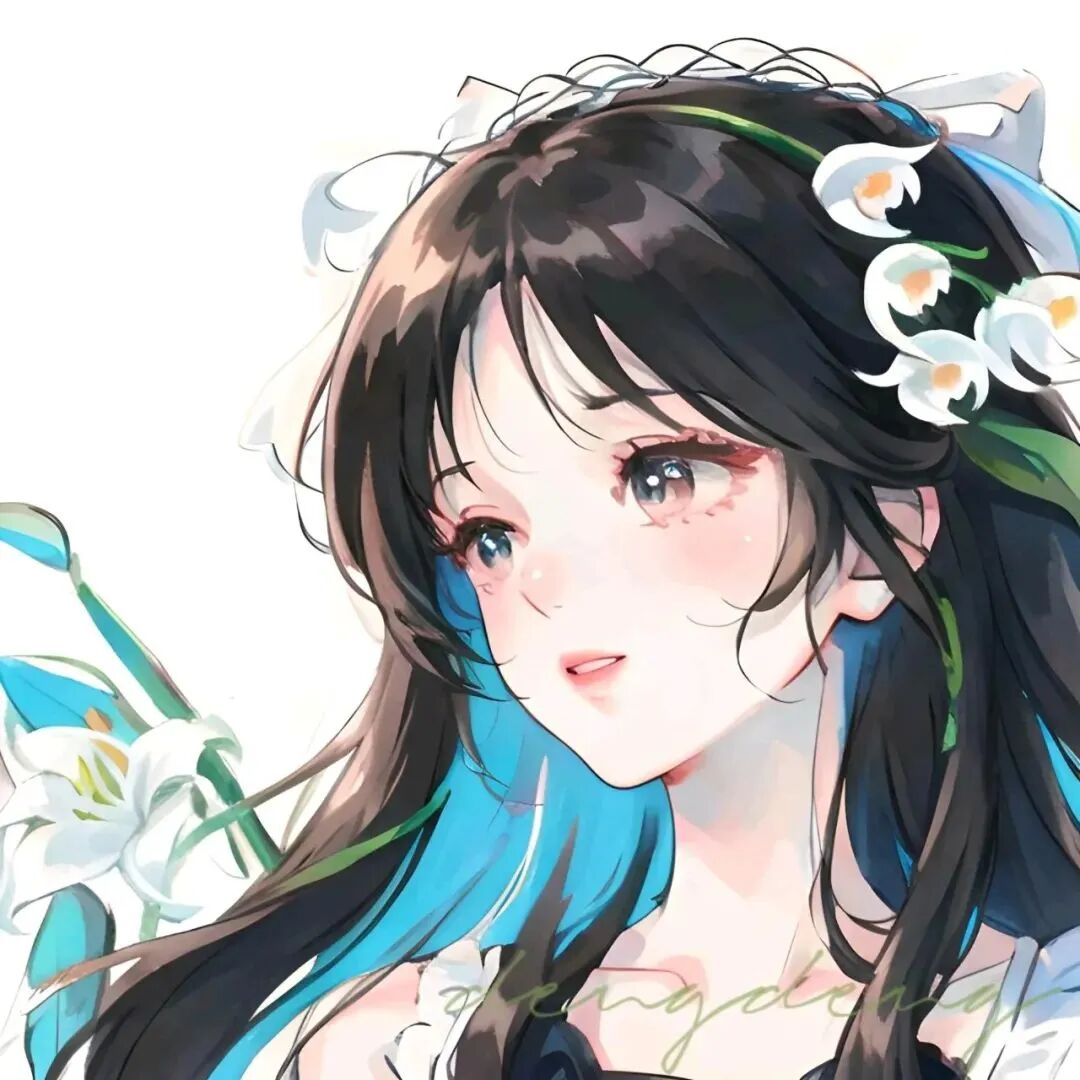 小清新八人闺蜜头像动漫闺蜜头像