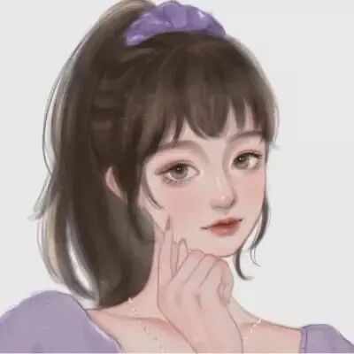 文艺范手绘动漫头像女