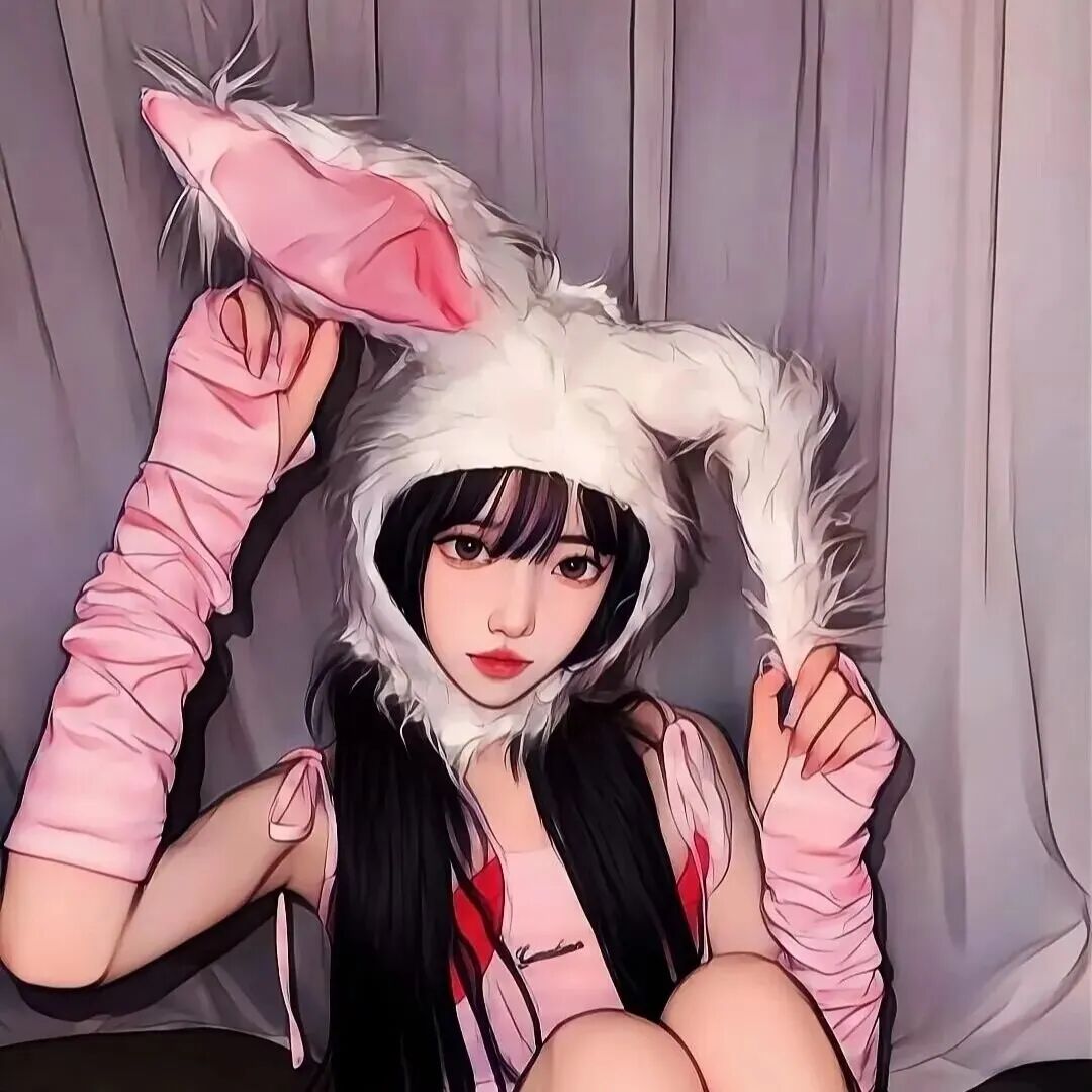转手绘二人闺蜜头像真人闺蜜头像