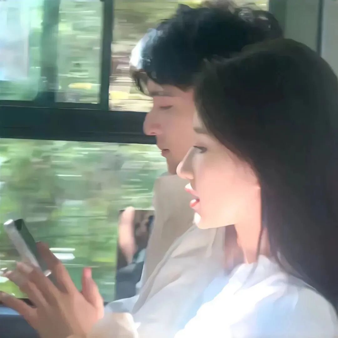 小清新真人情侣头像