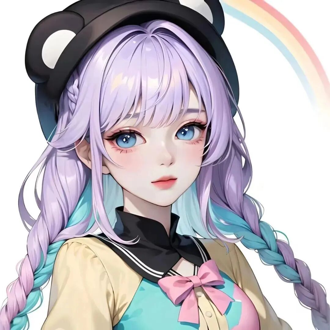 ai3d四人闺蜜头像动漫闺蜜头像