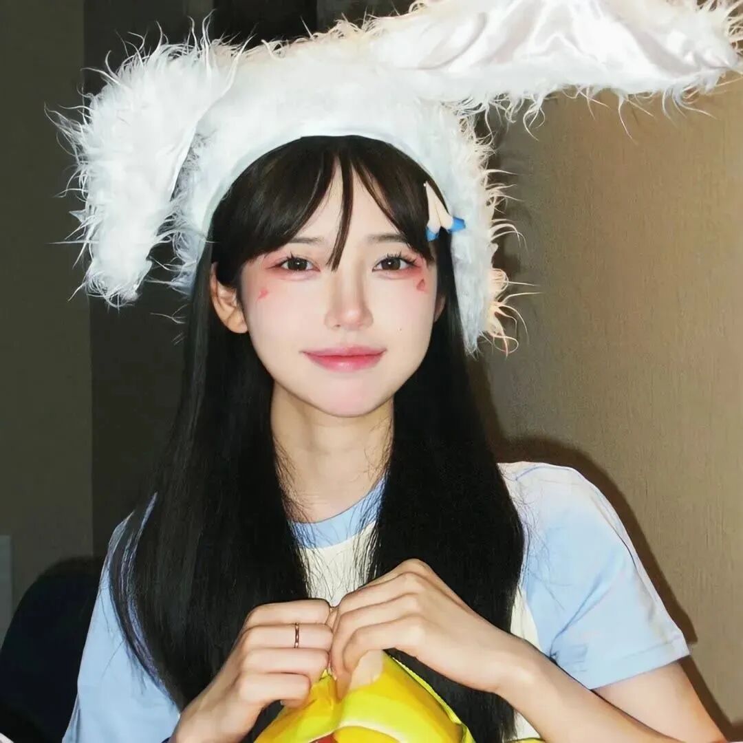 兔耳朵二人闺蜜头像真人闺蜜头像