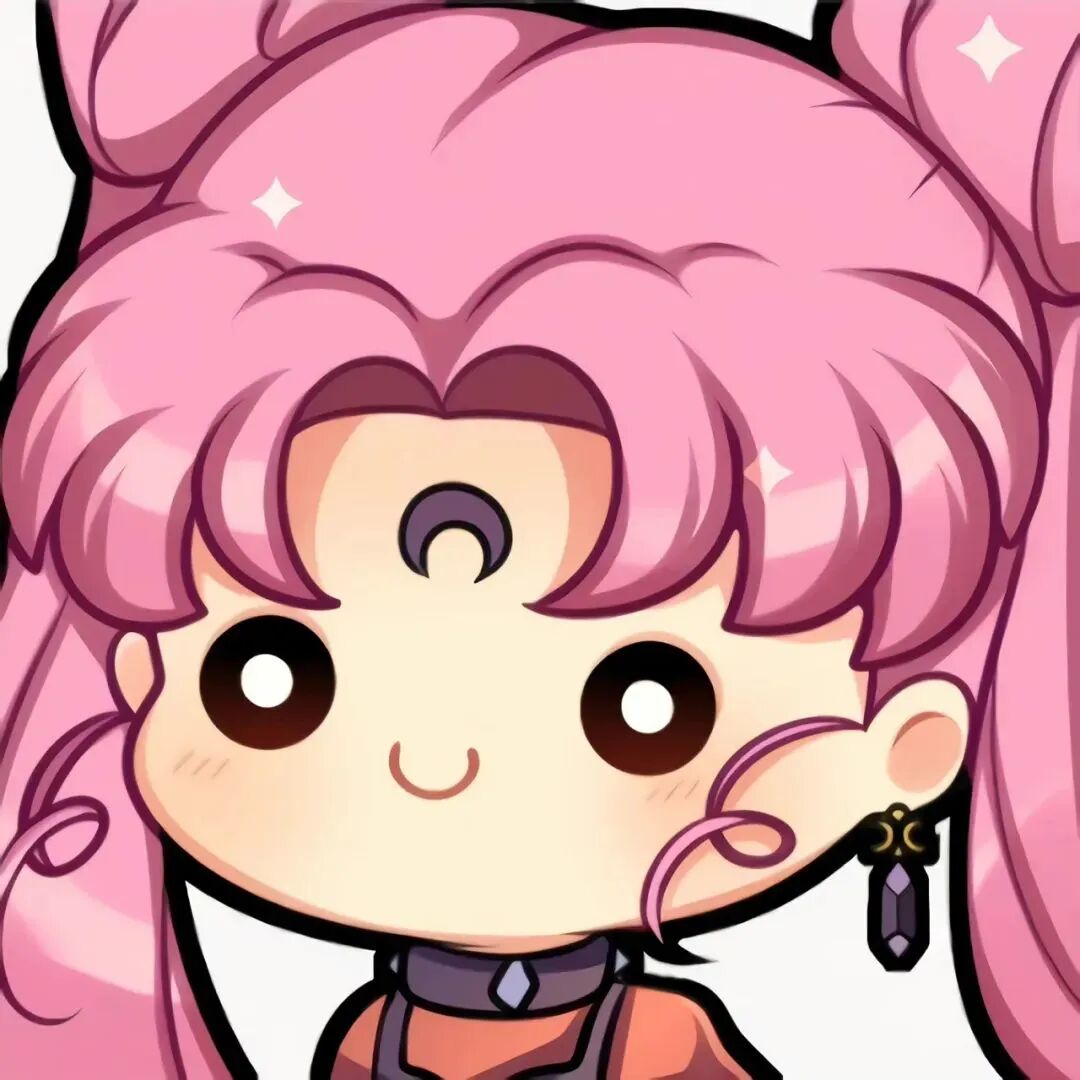 可爱手绘美少女战士七人闺蜜头像动漫闺蜜头像
