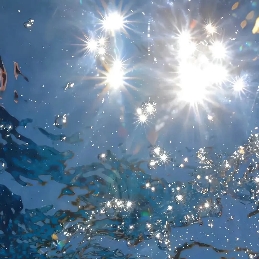 光感海水背景图