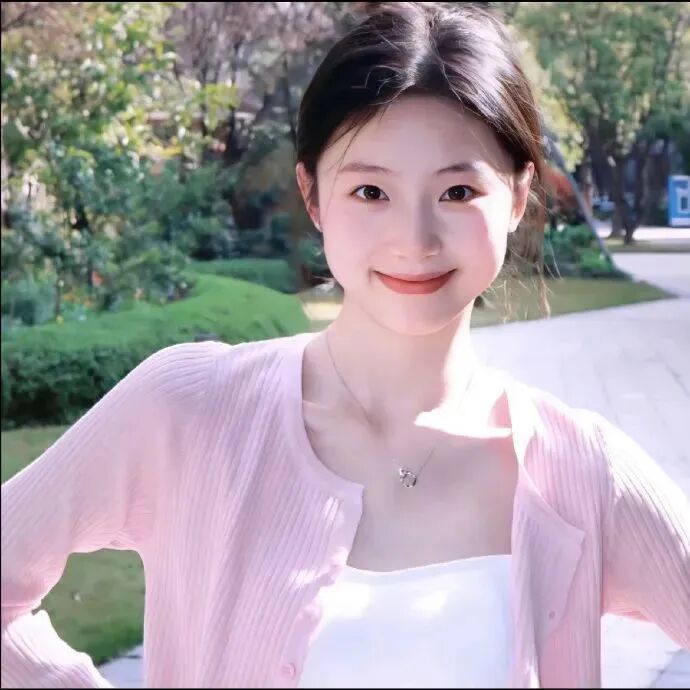小众甜美爱笑女生头像