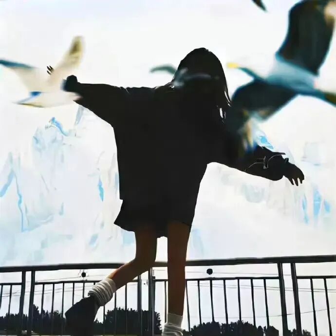 氛围感不露脸女生头像
