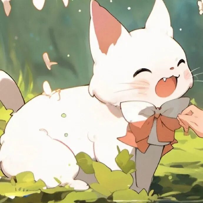 闺蜜是只猫唯美治愈二人闺蜜头像动漫闺蜜头像