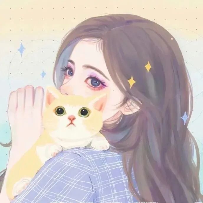 手绘动漫头像女