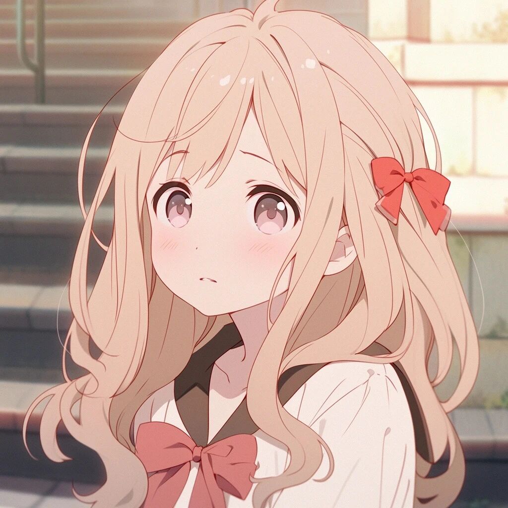 学院风动漫头像女