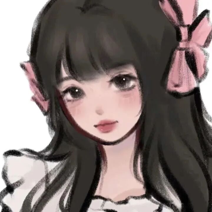 手绘动漫头像女
