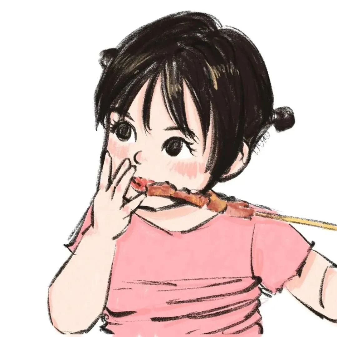 手绘可爱动漫情侣头像