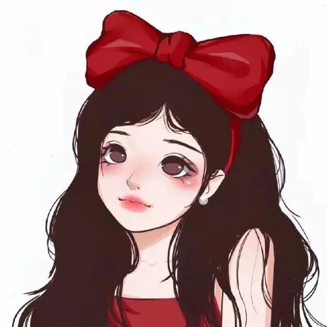 可爱手绘动漫头像女