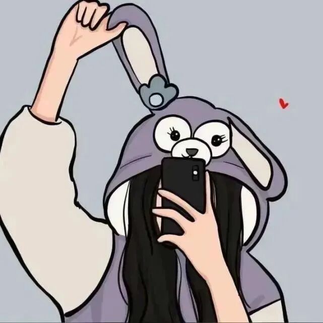 shouhuiqingx手绘情侣头像