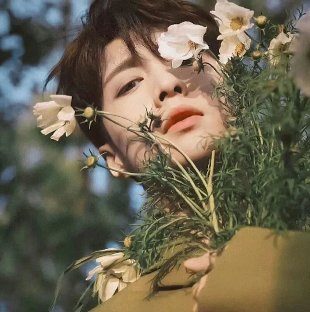 张艺兴头像小清新鲜花男生头像
