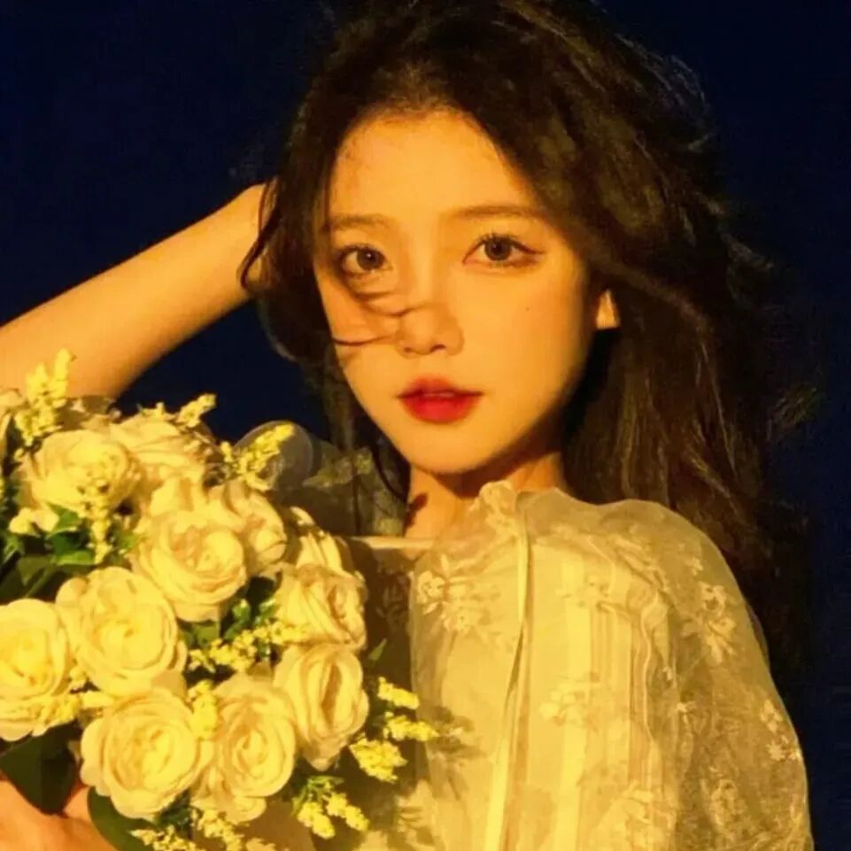 氛围感鲜花女生头像