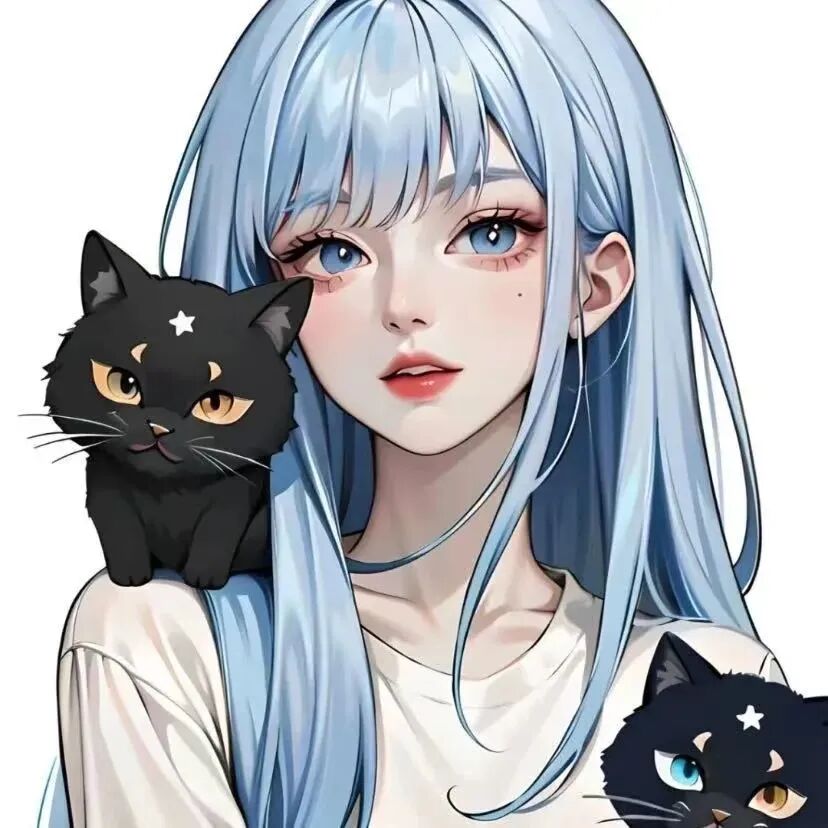 手绘动漫头像女