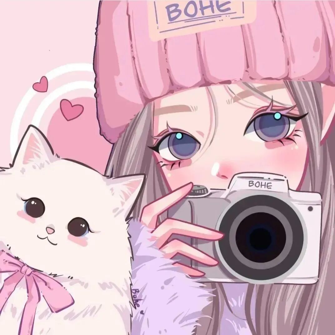 可爱手绘动漫头像女