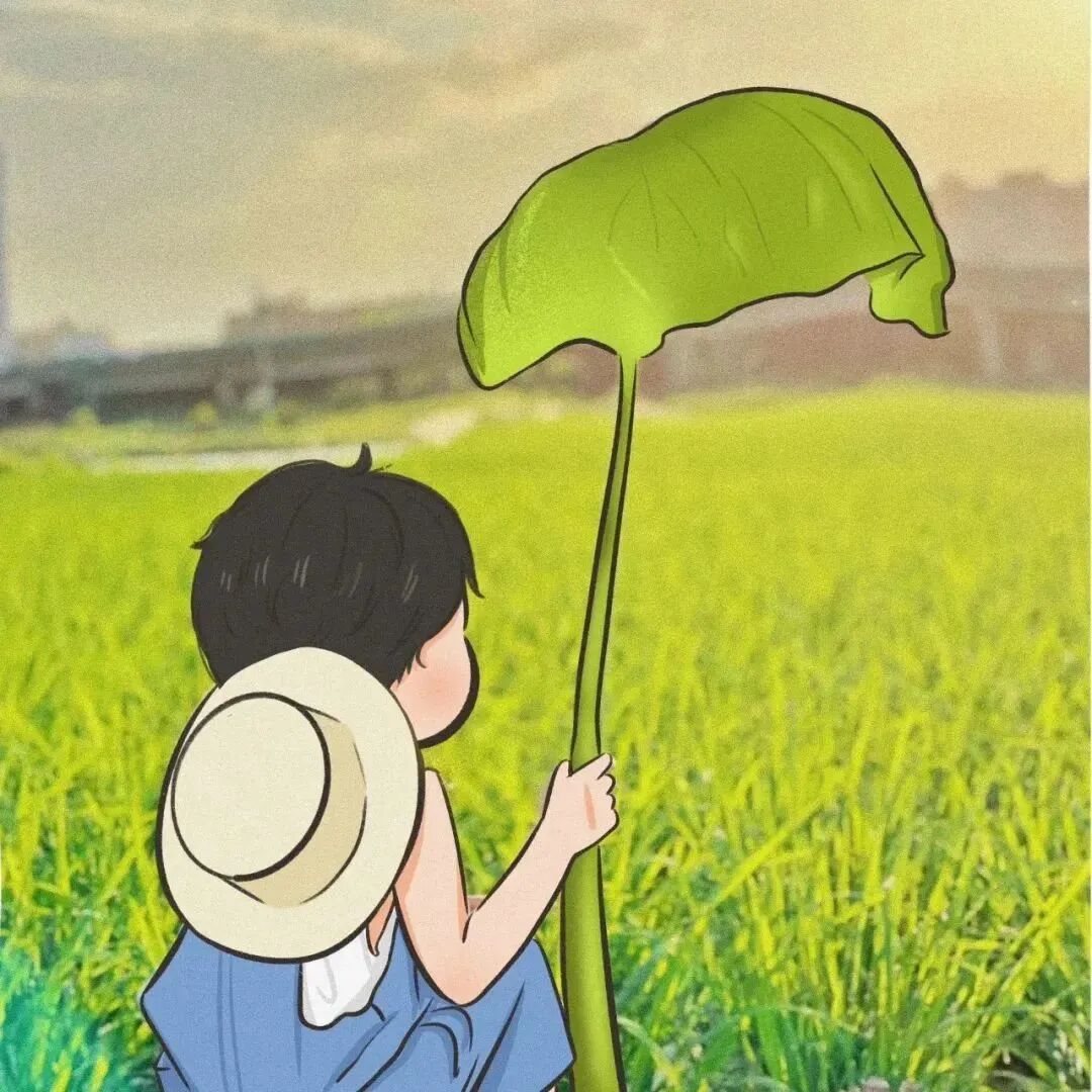 田园动漫情侣头像