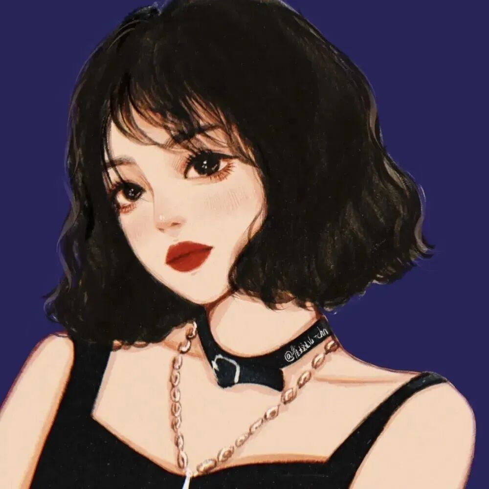 手绘动漫头像女