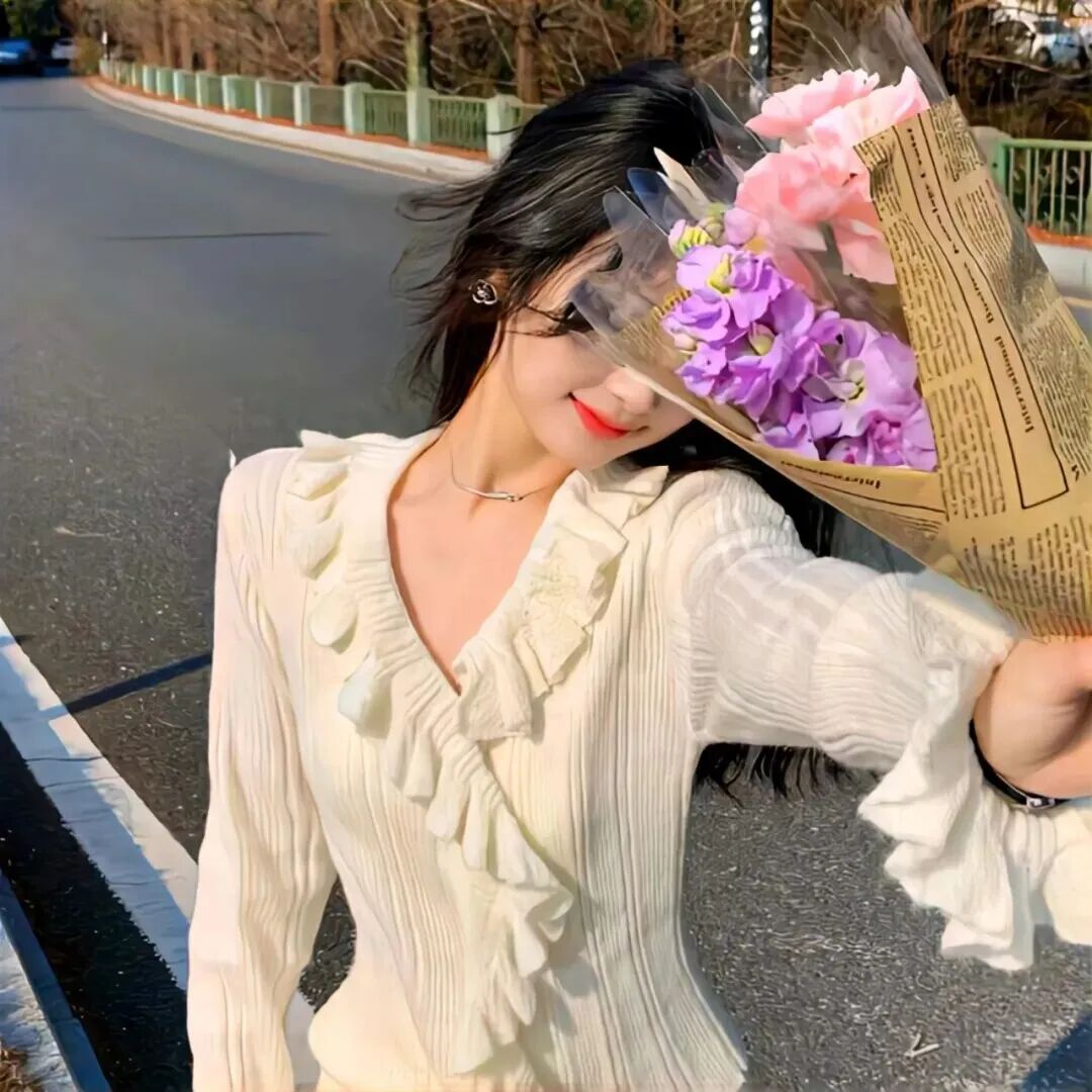 不露脸鲜花女生头像