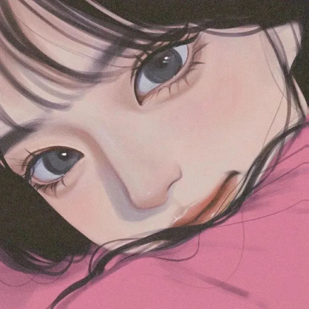 二人闺蜜头像手绘动漫闺蜜头像