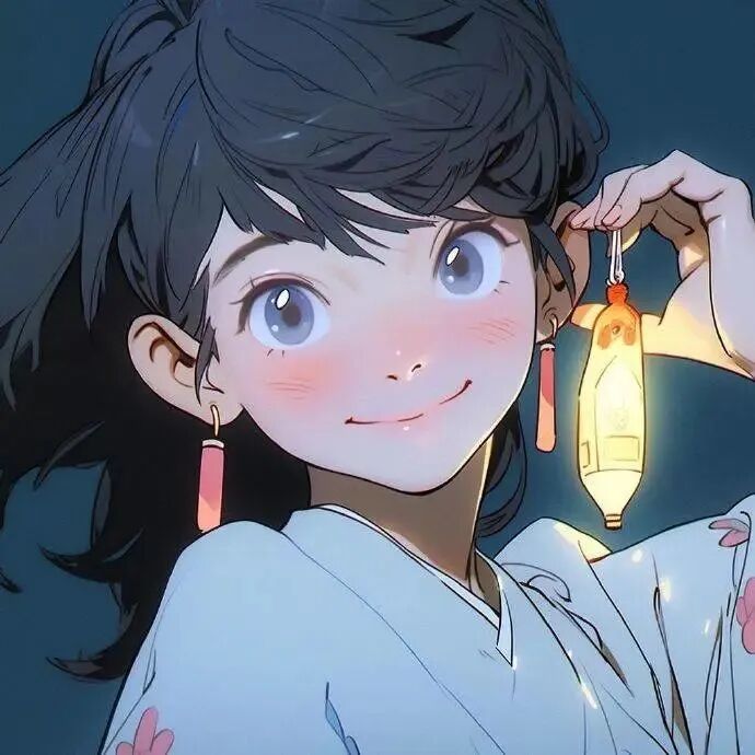 唯美动漫情侣头像