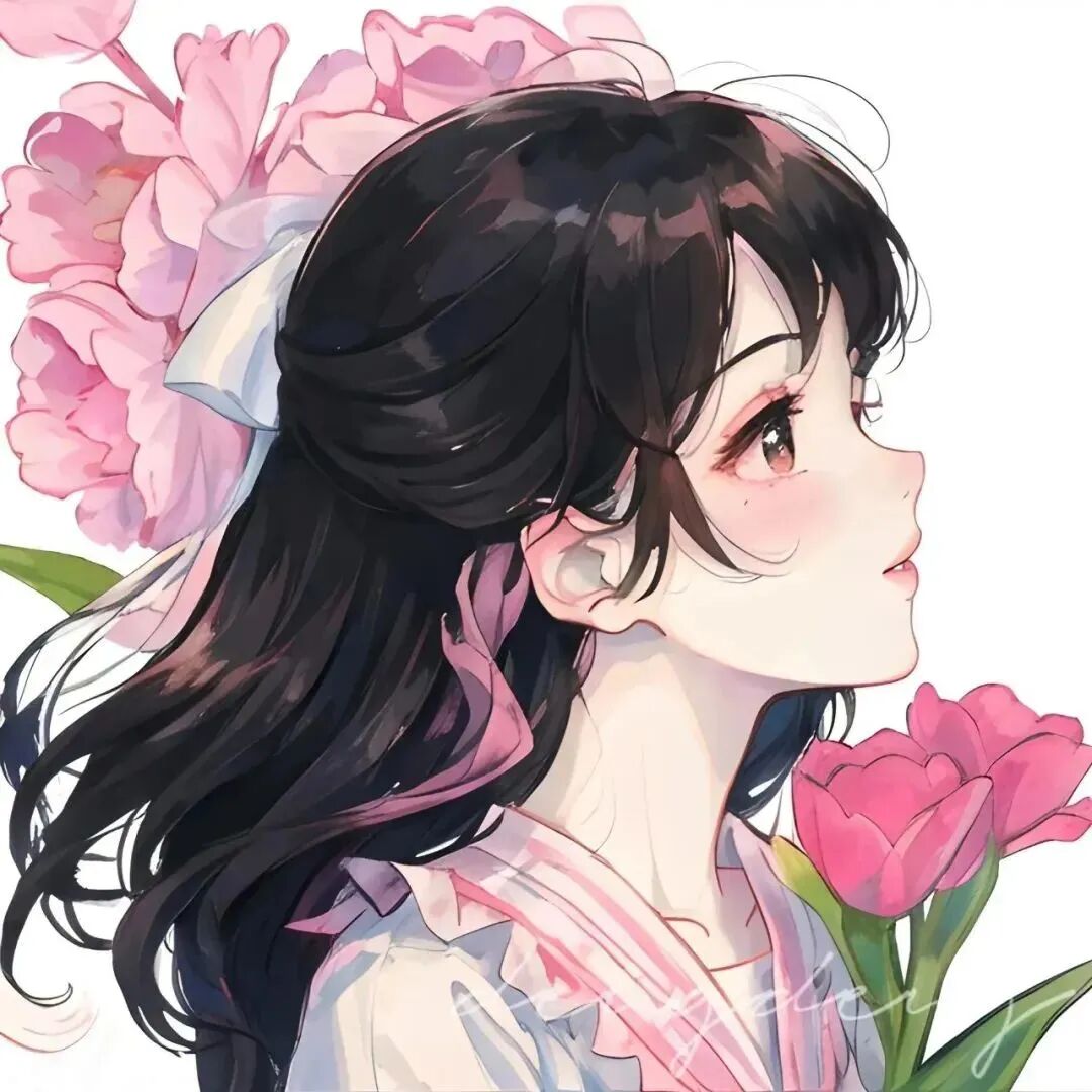 鲜花六人闺蜜头像动漫闺蜜头像