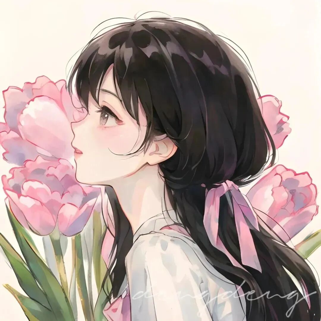 鲜花六人闺蜜头像动漫闺蜜头像