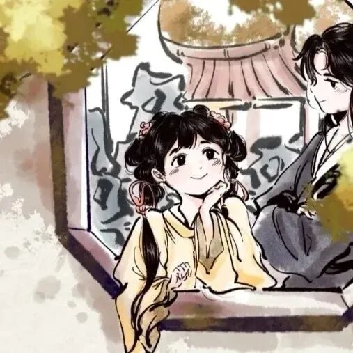 古风情侣头像