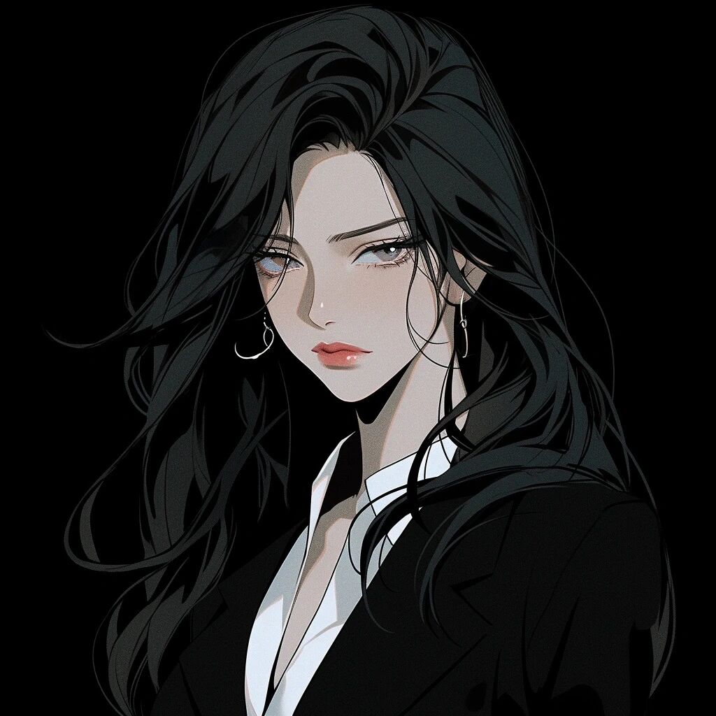 很飒冷酷御姐动漫头像女