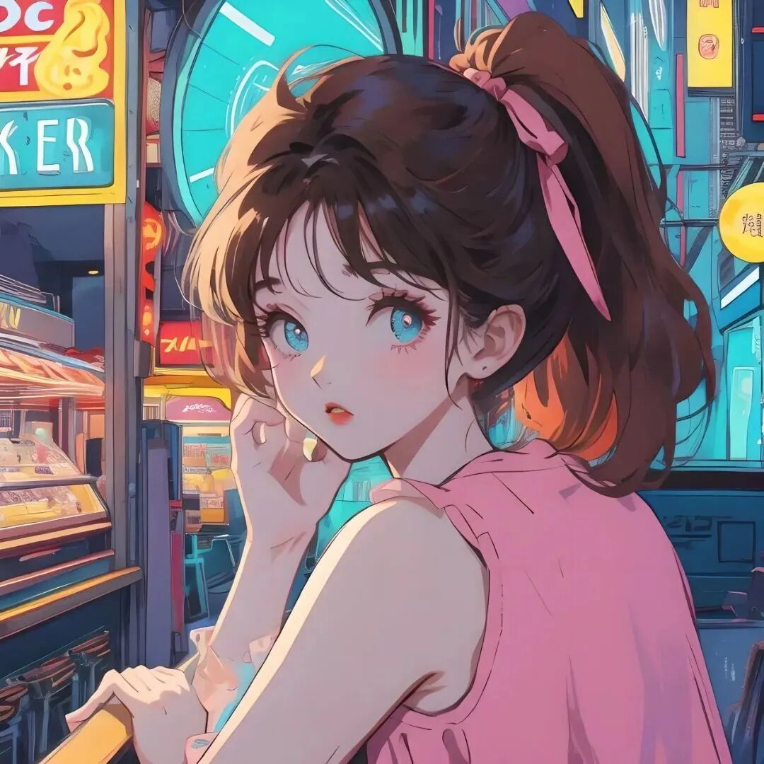 潮流六人闺蜜头像动漫闺蜜头像