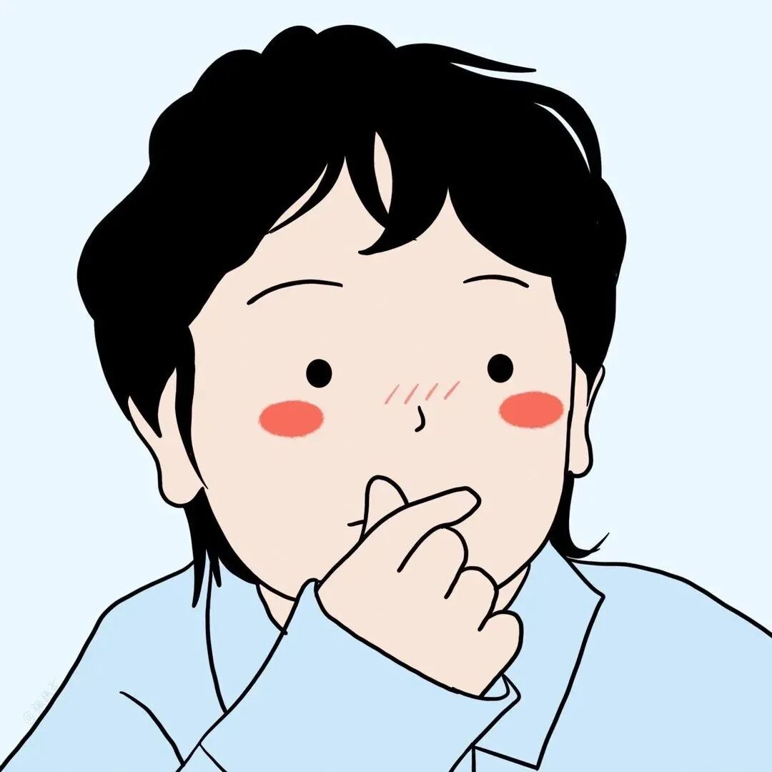 可爱手绘动漫情侣头像