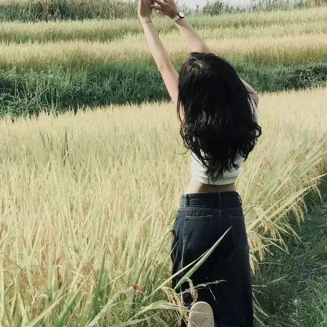 氛围感不露脸小清新女生头像
