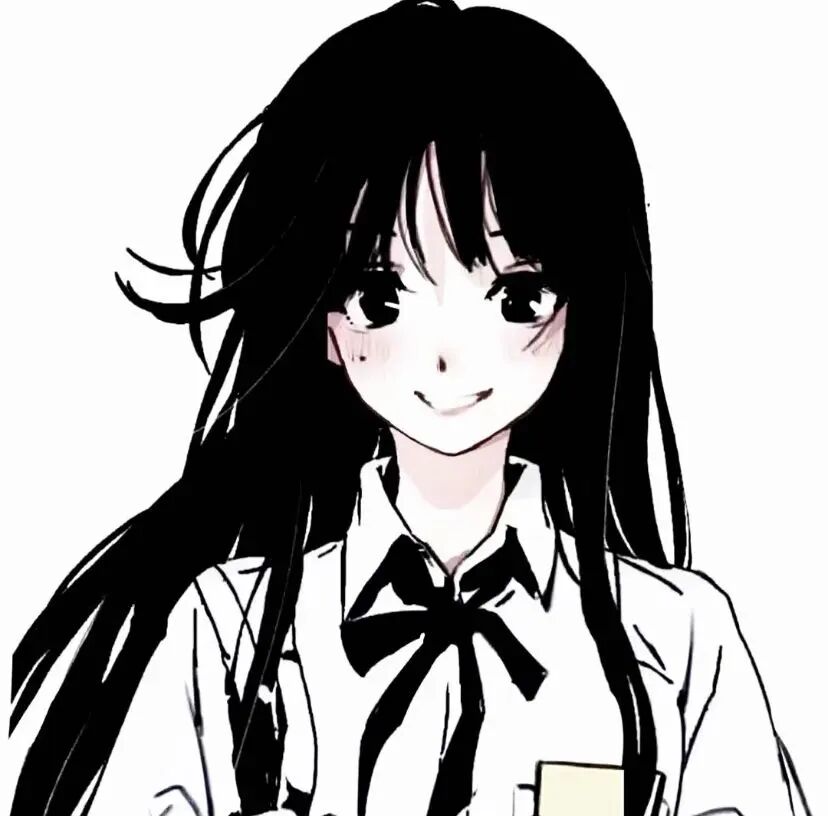 学院风动漫头像女