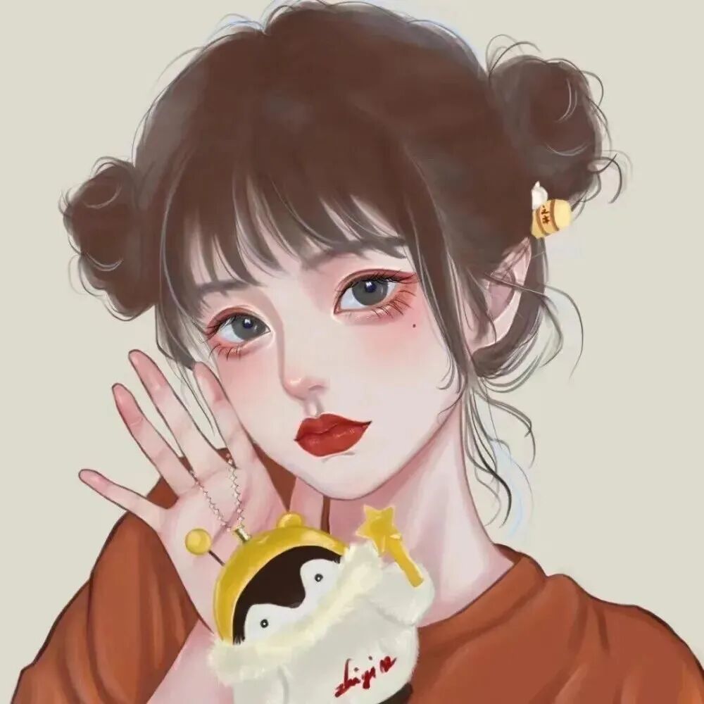 手绘动漫头像女