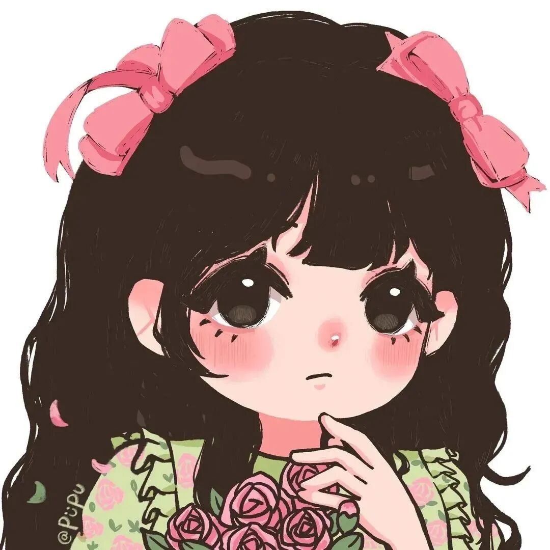 可爱手绘动漫头像女