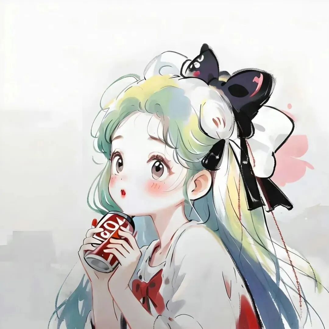 gmtxbarena喝饮料八人闺蜜头像动漫闺蜜头像