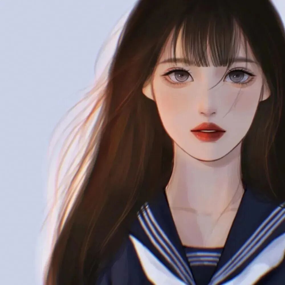 手绘动漫头像女
