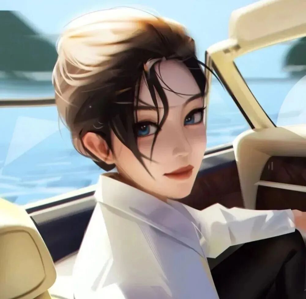 ins手绘动漫头像女