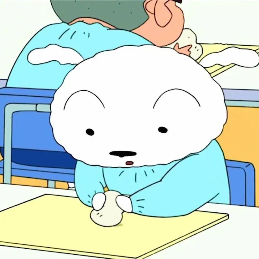搞怪沙雕蜡笔小新小白卡通头像