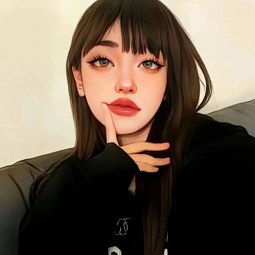 转手绘女生头像